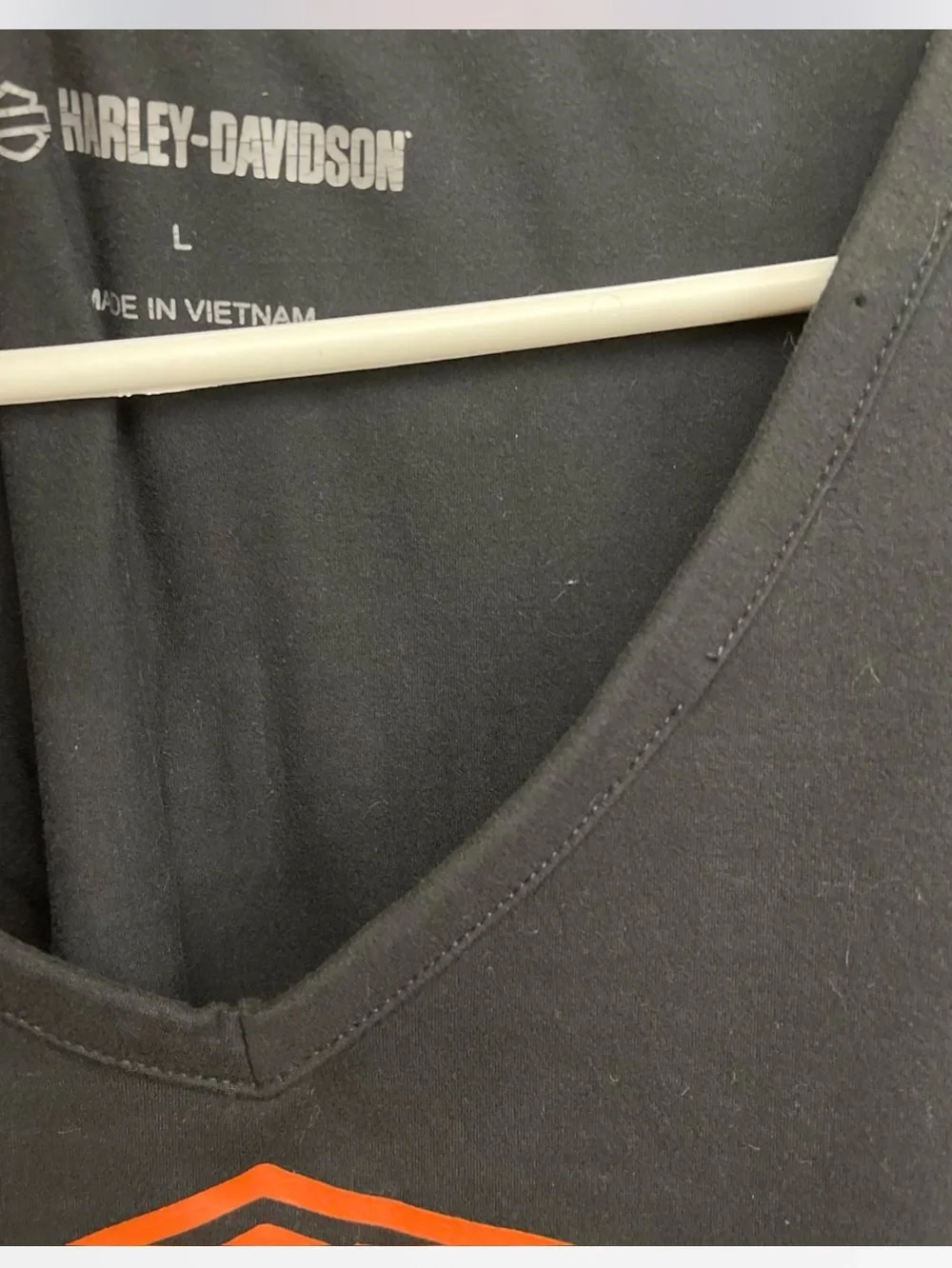 Harley-Davidson v-neck shirt - Picture 3 of 4